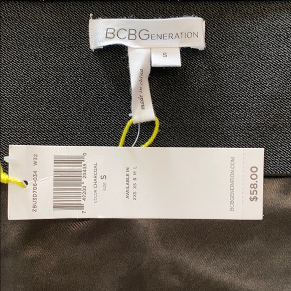 BCBGeneration Metallic Front Packet Skirt, Size SM - Picture 11 of 13